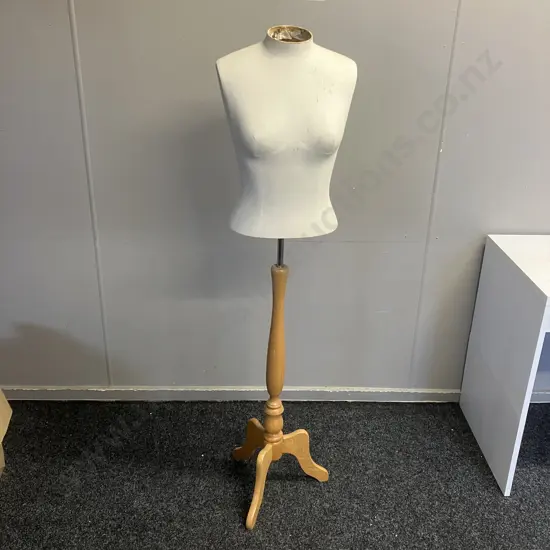 Female Body Form With Wooden Base. 145cm