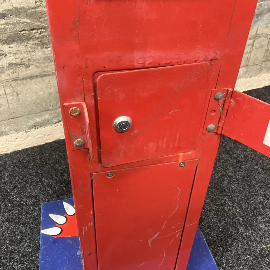 Cyclops Superball "Bouncy Ball" Spiral Vending Machine (No Keys) H116cm, As Found Condition Image 1++