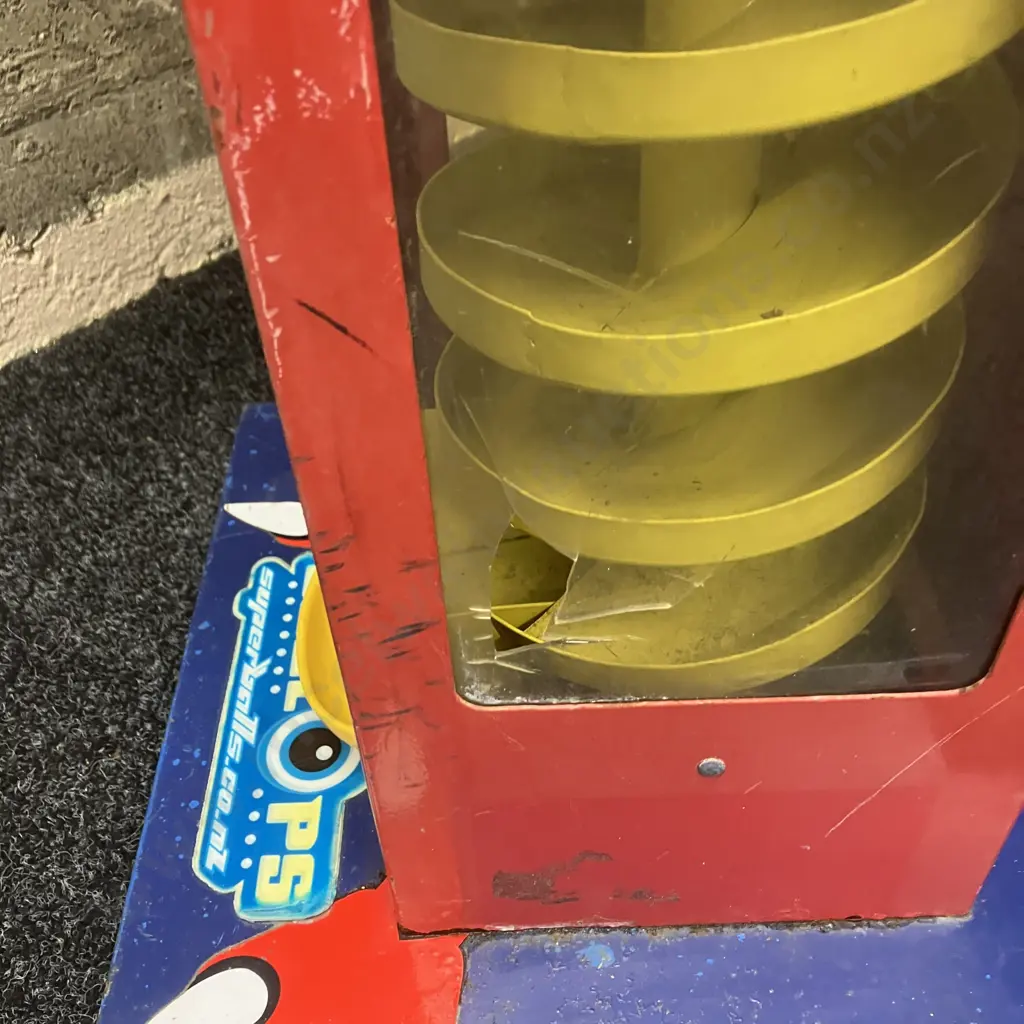 Cyclops Superball "Bouncy Ball" Spiral Vending Machine (No Keys) H116cm, As Found Condition Image 1++