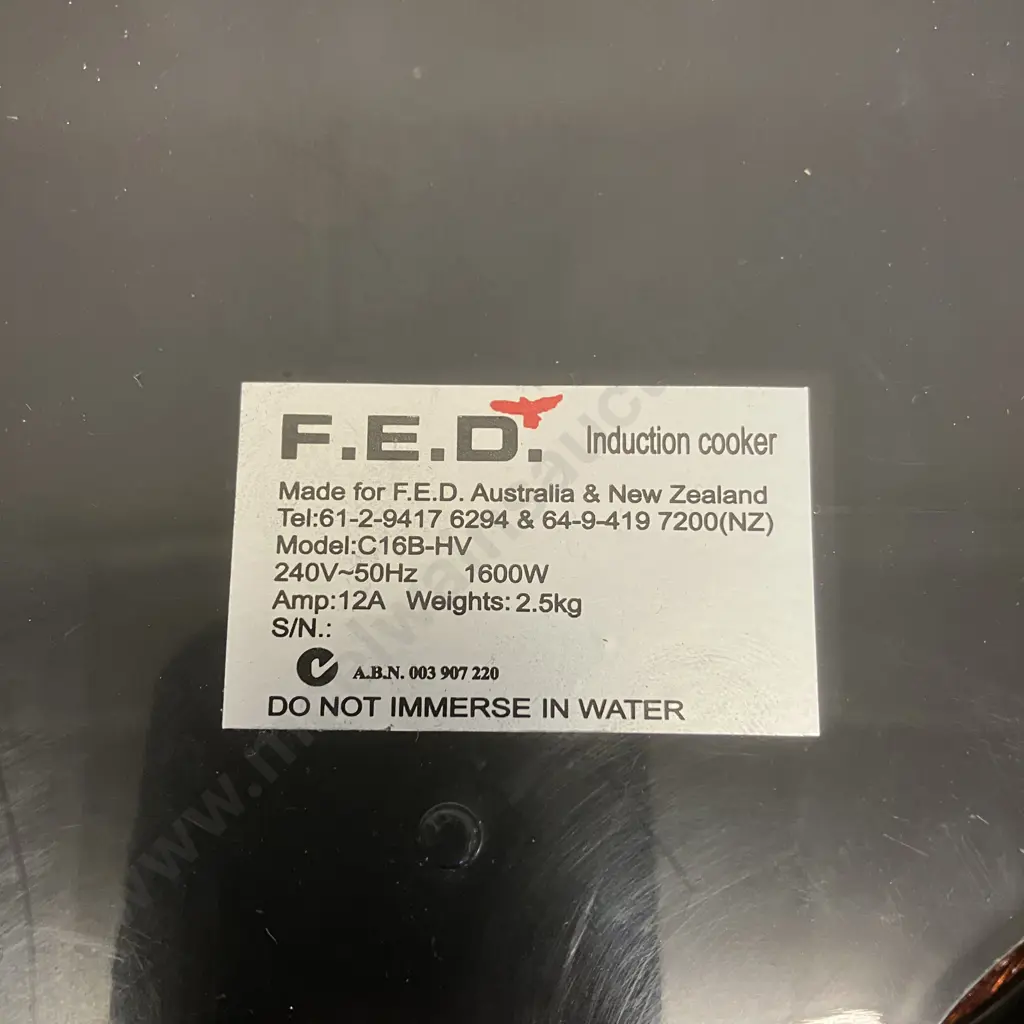 F.E.D Portable Induction Cooker - Model C16B-HV Image 1++