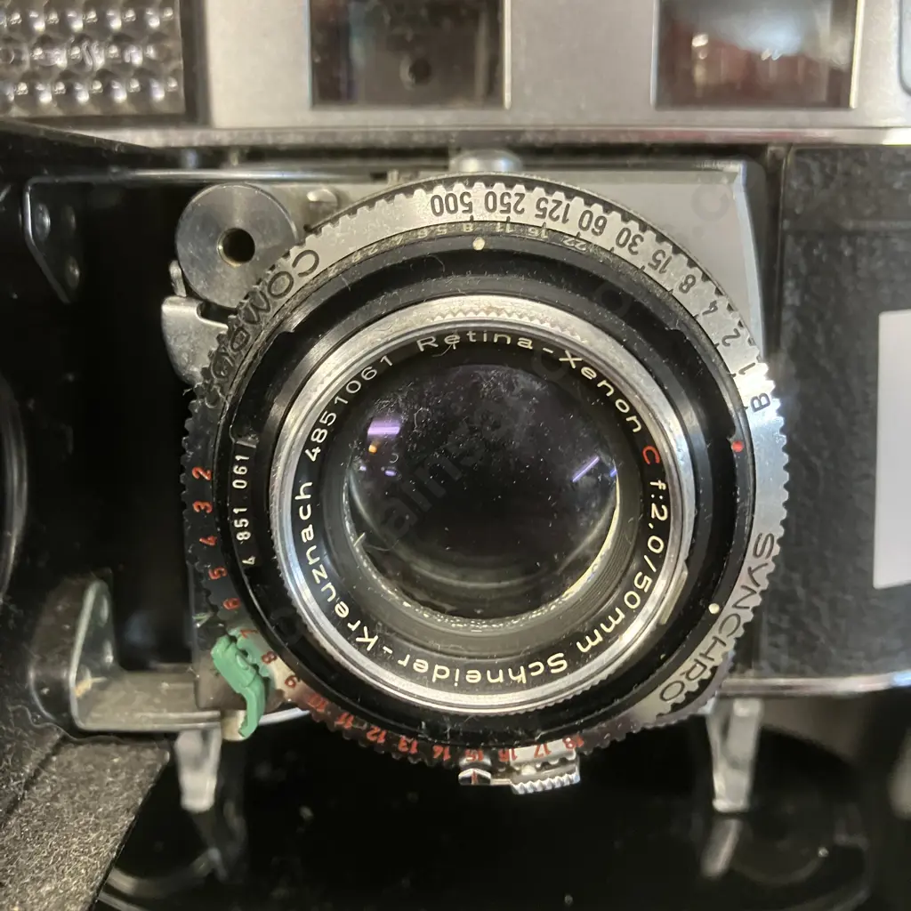 German Made Kodak Retina III C Foldable Rangefinder With f:2.0/50mm Schneider-Kreuznach Retina-Xenon C Lens, 1950s Image 1++