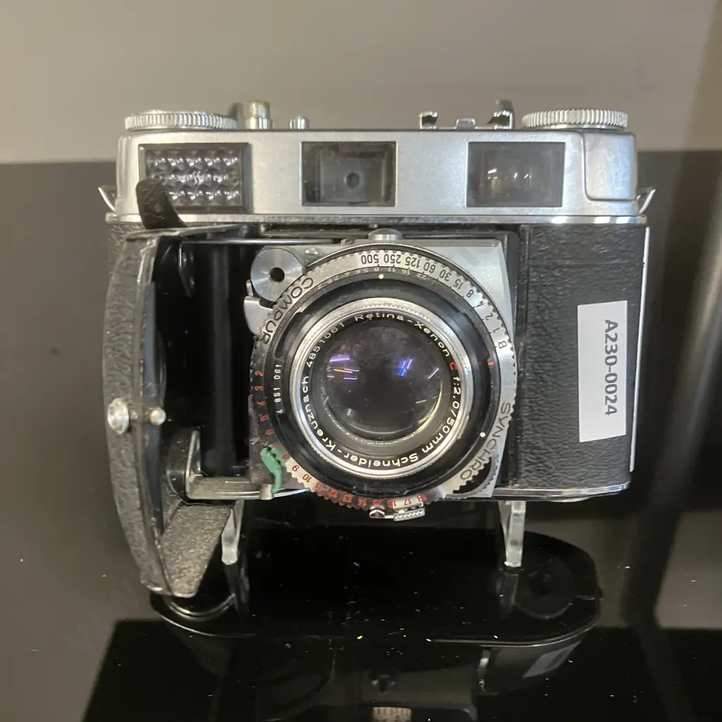 German Made Kodak Retina III C Foldable Rangefinder With f:2.0/50mm Schneider-Kreuznach Retina-Xenon C Lens, 1950s Image 1++