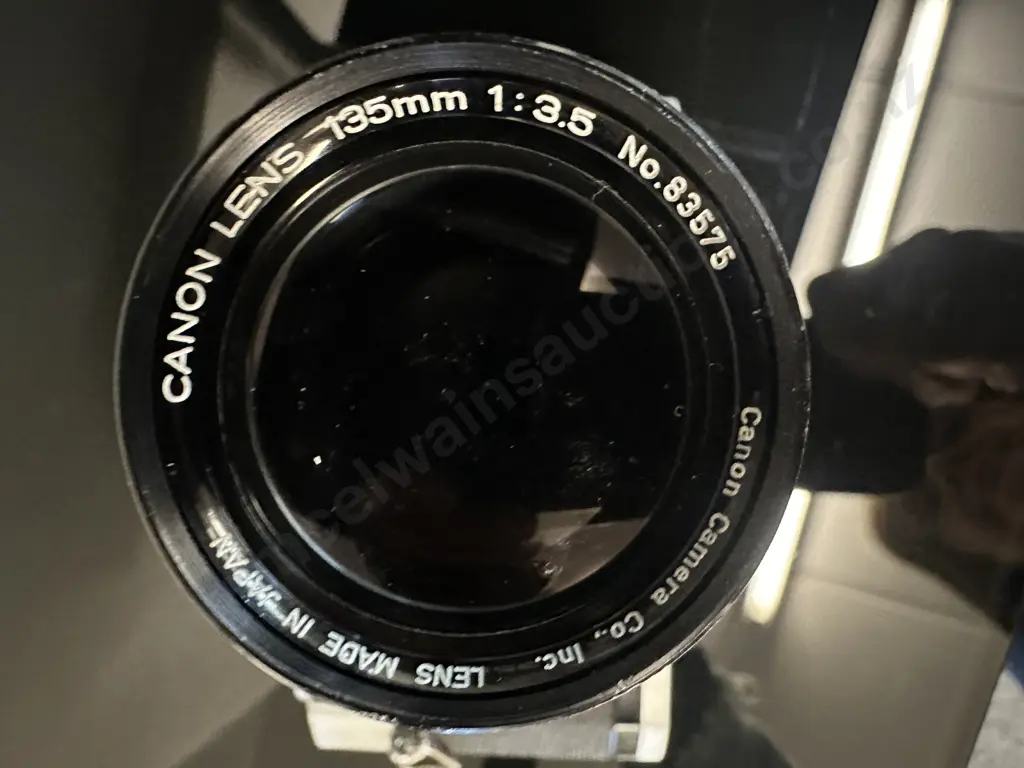Canon Model 7 Camera (#933325) With Canon 135mm f3.5 Lens (#83575), LTM L39 Leica Screw Mount - Japan (1961) Image 1++
