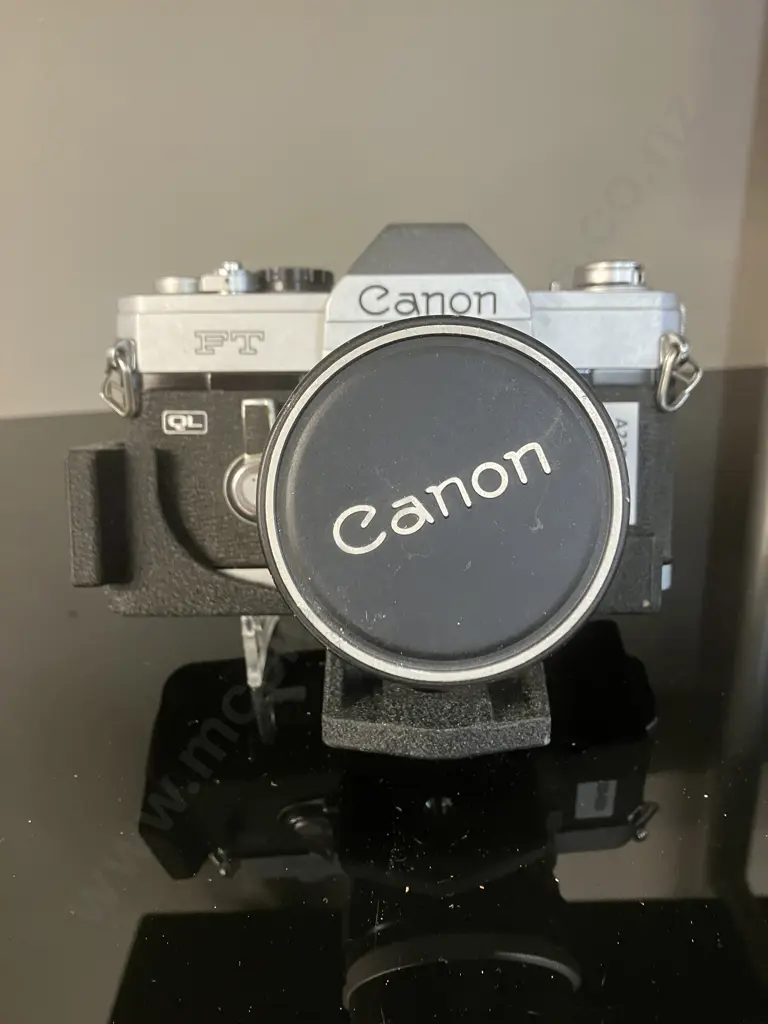 Canon Model FT QL 35mm SLR Camera (#588318) With Canon FL 50mm f1.4 Lens (#228048) JAPAN 1956 Image 1++