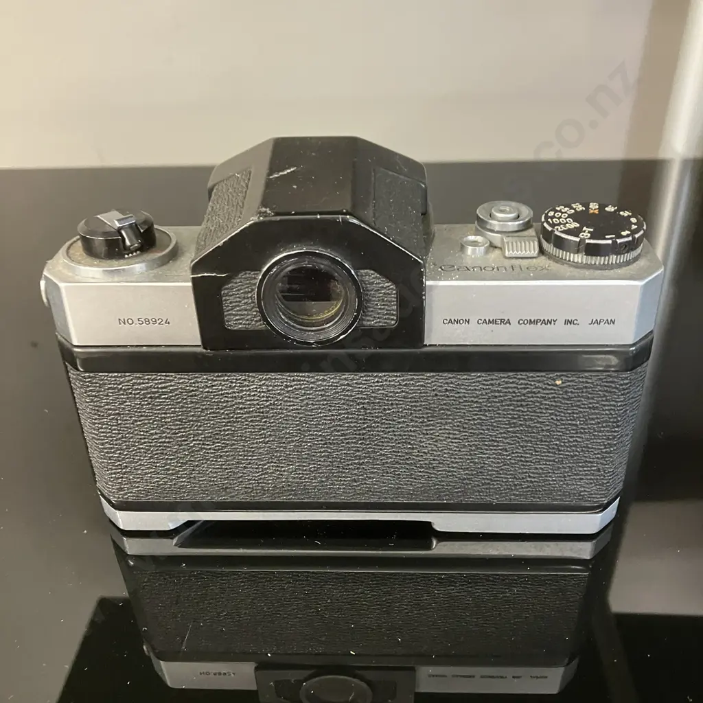 RARE Canon Canonflex R2000 (#58924) With Canon Super-Canomatic Lens R 100mm f1:2 (#13404) Japan 1960-1964 Image 1++