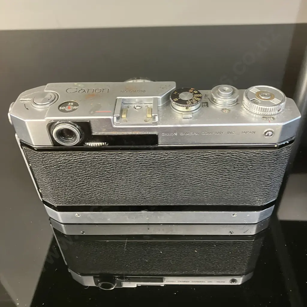 Canon Model VT (#514008) 35mm Rangefinder With Canon 50mm F1.8 Leica Screw Mount Lens (#328052) from Japan - 1956 Image 1++