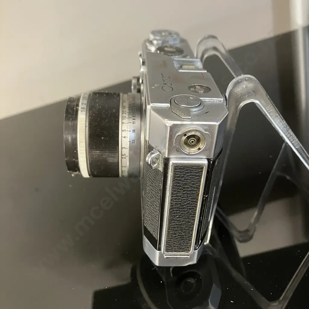 Canon Model VT (#514008) 35mm Rangefinder With Canon 50mm F1.8 Leica Screw Mount Lens (#328052) from Japan - 1956 Image 1++