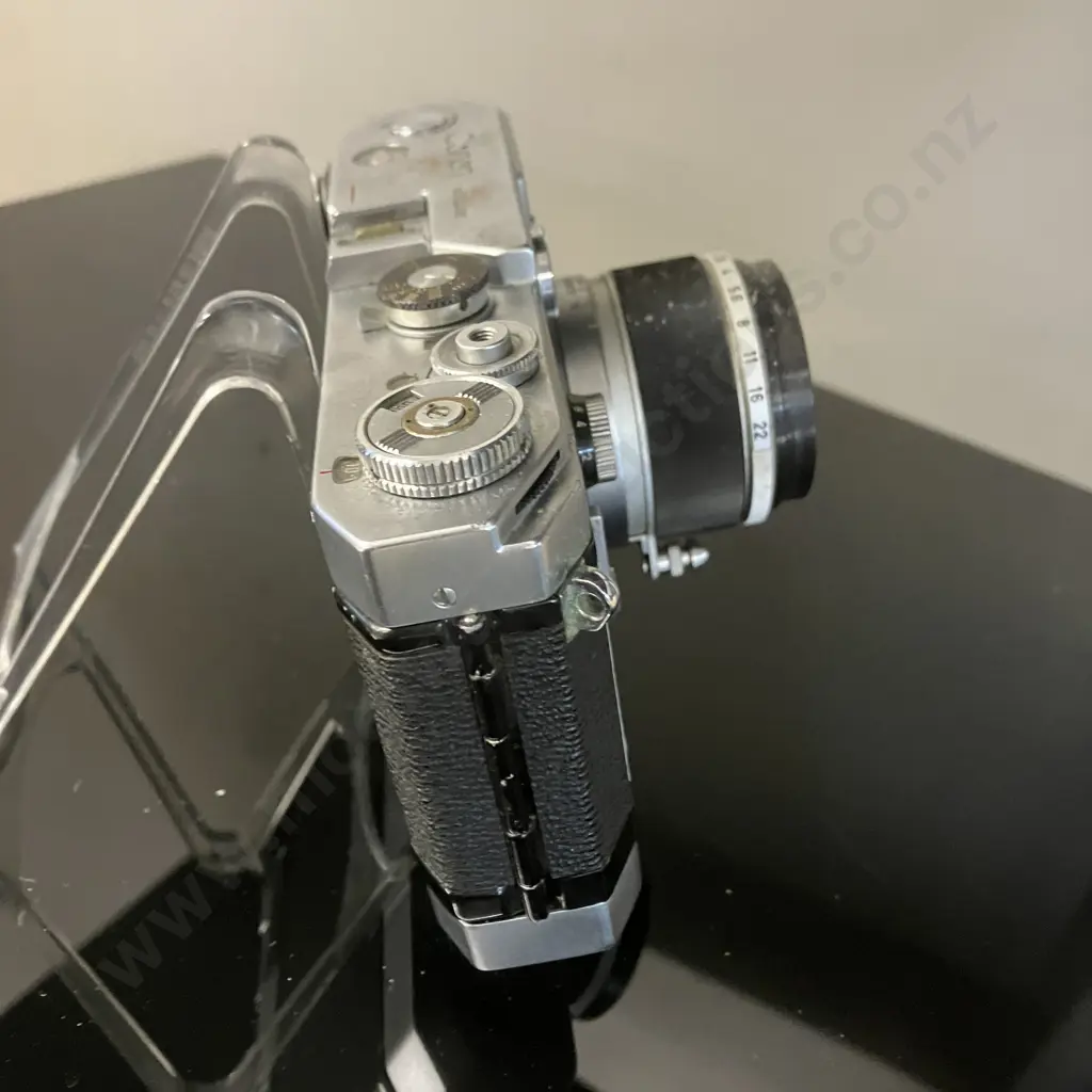 Canon Model VT (#514008) 35mm Rangefinder With Canon 50mm F1.8 Leica Screw Mount Lens (#328052) from Japan - 1956 Image 1++