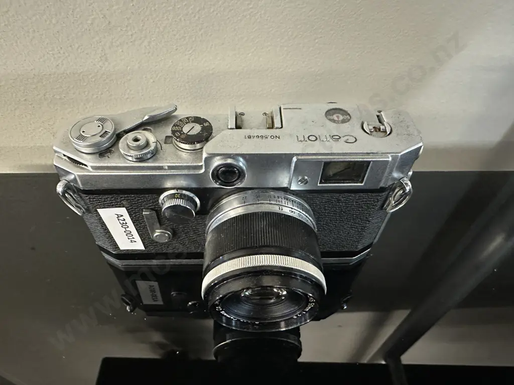 Canon Model VL2 (#566481) 35mm Rangefinder With Canon 50mm F2.8 Leica Screw Mount Lens (#28905) from Japan - 1958 Image 1++