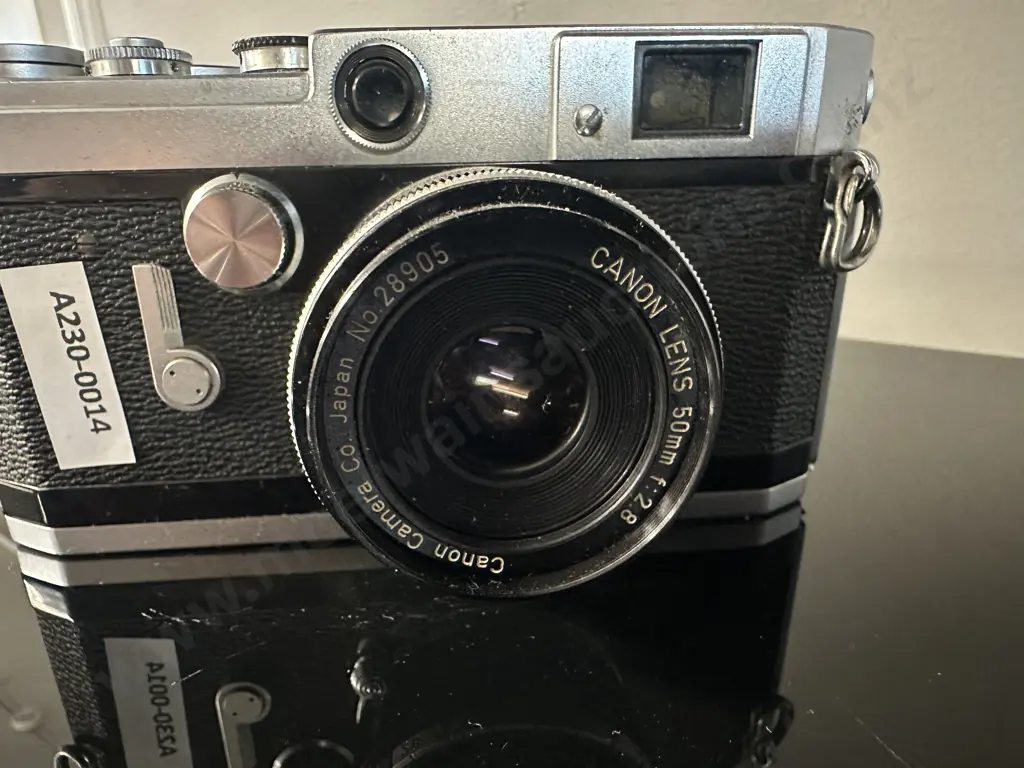 Canon Model VL2 (#566481) 35mm Rangefinder With Canon 50mm F2.8 Leica Screw Mount Lens (#28905) from Japan - 1958 Image 1++
