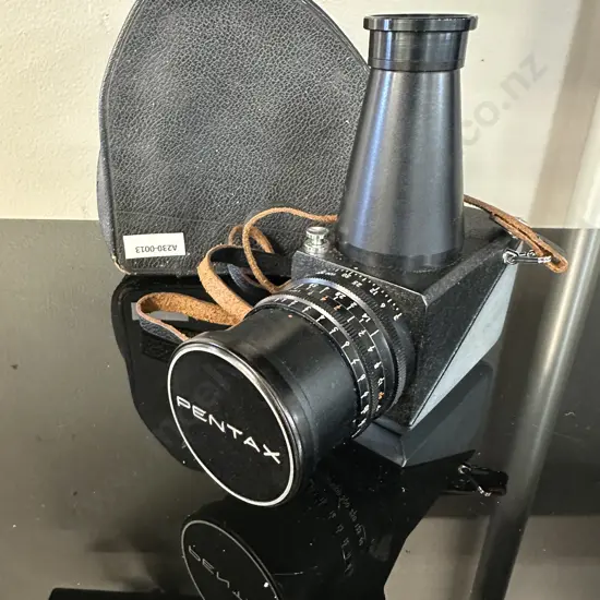 Rare Original Asahi Pentax Spot Exposure Meter With Original Leather Case