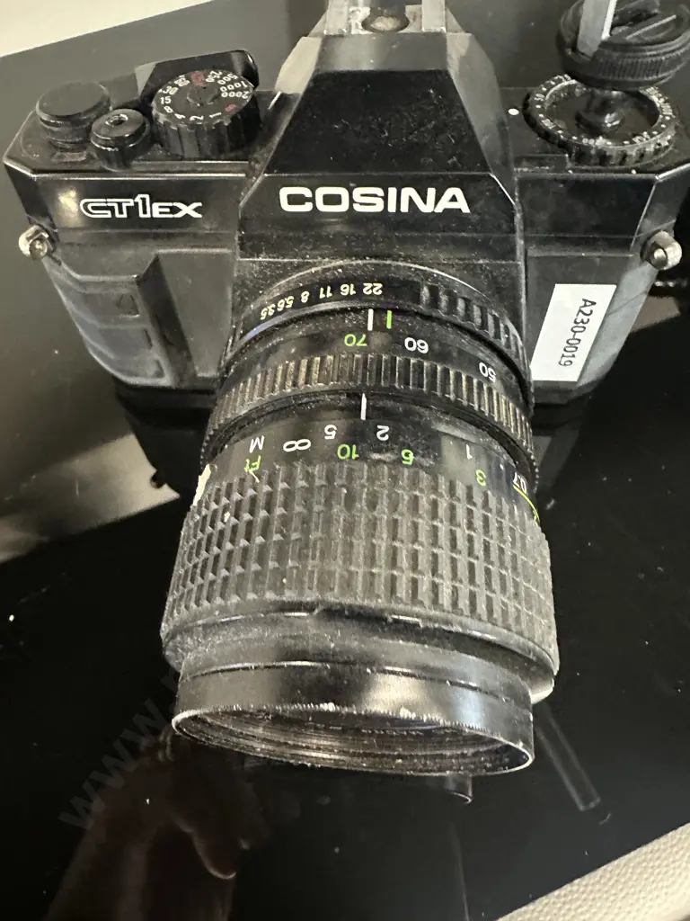 Vintage Cosina CT1EX 35mm Camera (#80826483) with Cosina 35-70mm f/3.5-4.8 MC Macro Lens - Japan Image 1++