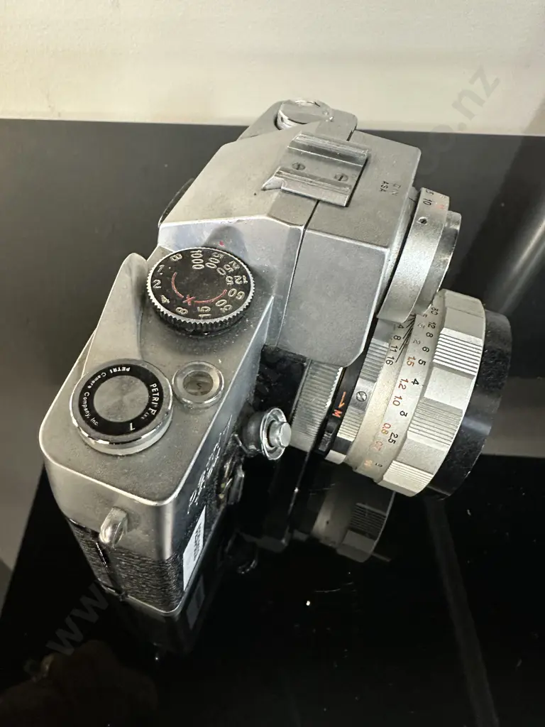 Rare Collectable Petri Flex 7 Camera (#565764) With Petri Automatic 1:1.8 f=55mm Lens (#91102) - Japan 1964 Image 1++