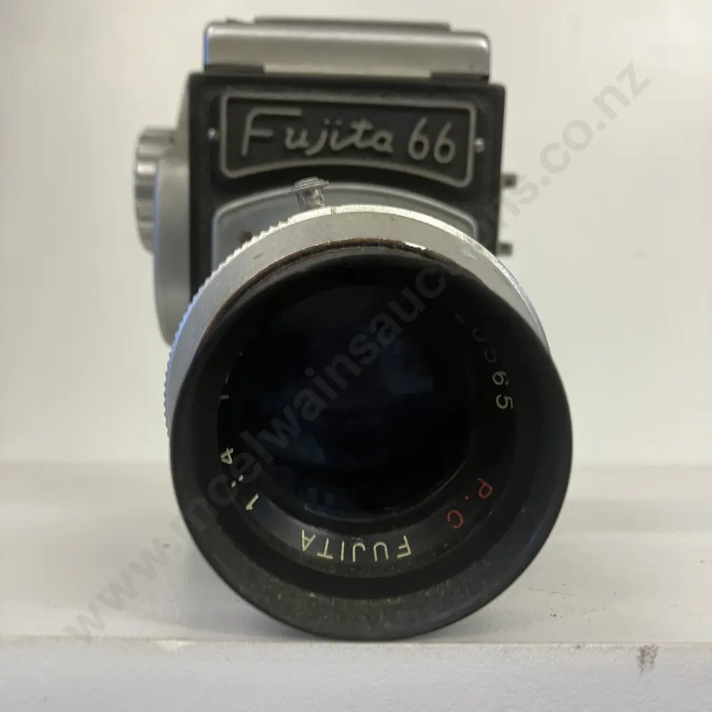 RARE FUJITA 66 Model SL 6x6 SLR Medium Format Film Camera (#592359) with Fujita 150mm F4 P.C. Lens (#20565) 1958 Image 1++
