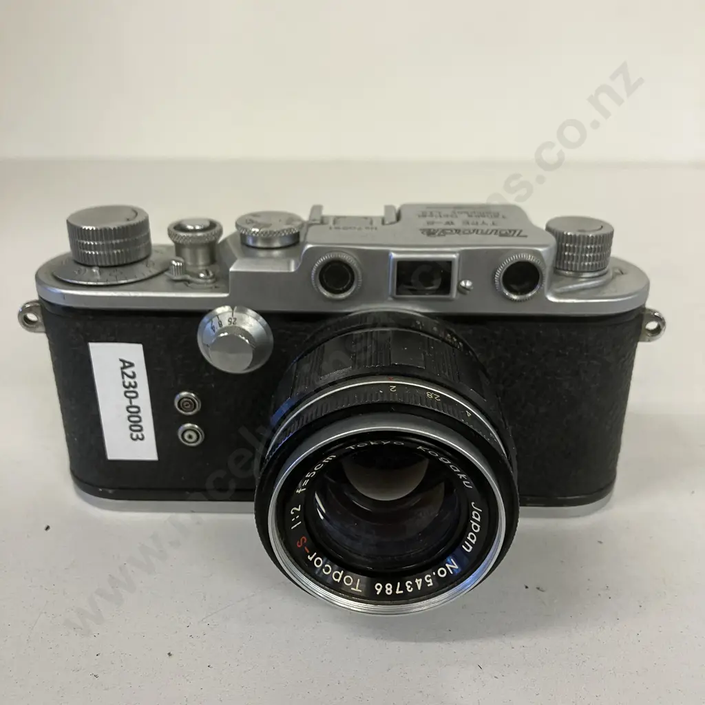 Tanaka Optical Company Ltd. Tanack Type IV-S With Tokyo Kogaku Topcor-S Lens 50mm / f2 Image 1++