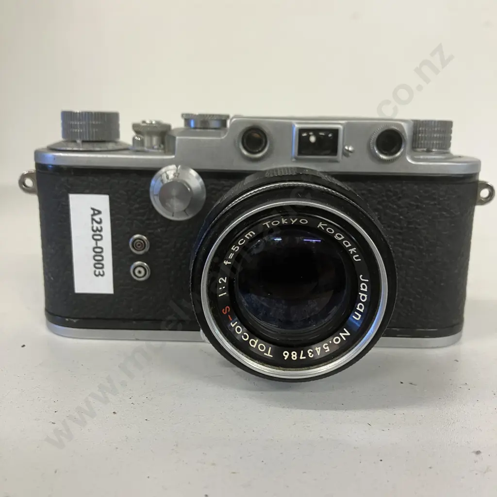 Tanaka Optical Company Ltd. Tanack Type IV-S With Tokyo Kogaku Topcor-S Lens 50mm / f2 Image 1++