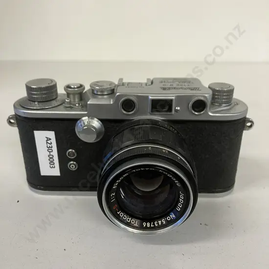 Tanaka Optical Company Ltd. Tanack Type IV-S With Tokyo Kogaku Topcor-S Lens 50mm / f2
