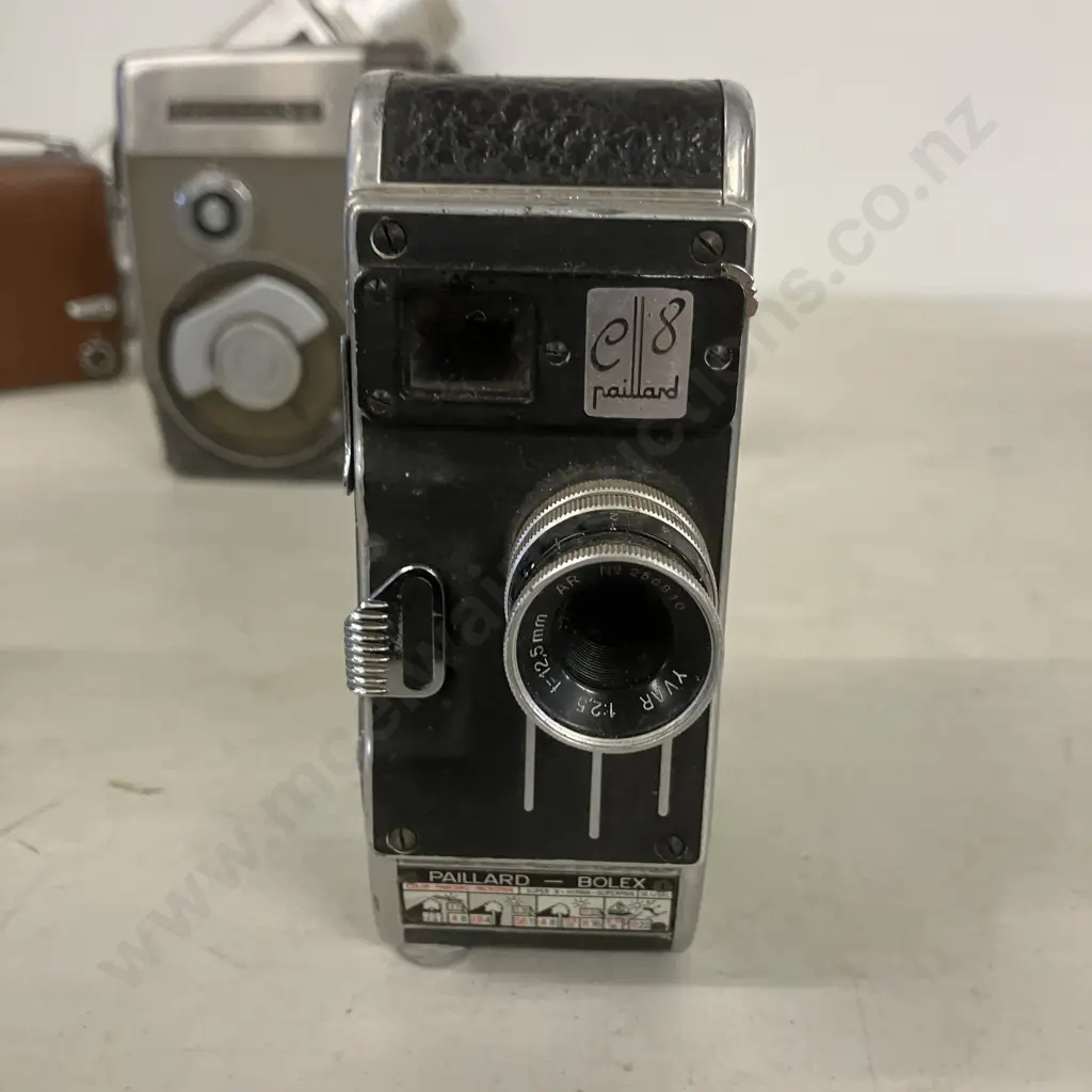 Paillard Bolex C8 Cine Camera, Quartz Zoom Cine Camera Etc Image 1++