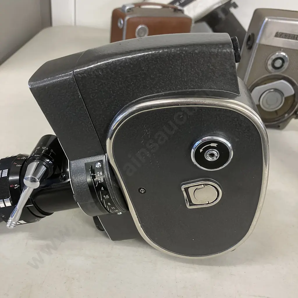 Paillard Bolex C8 Cine Camera, Quartz Zoom Cine Camera Etc Image 1++