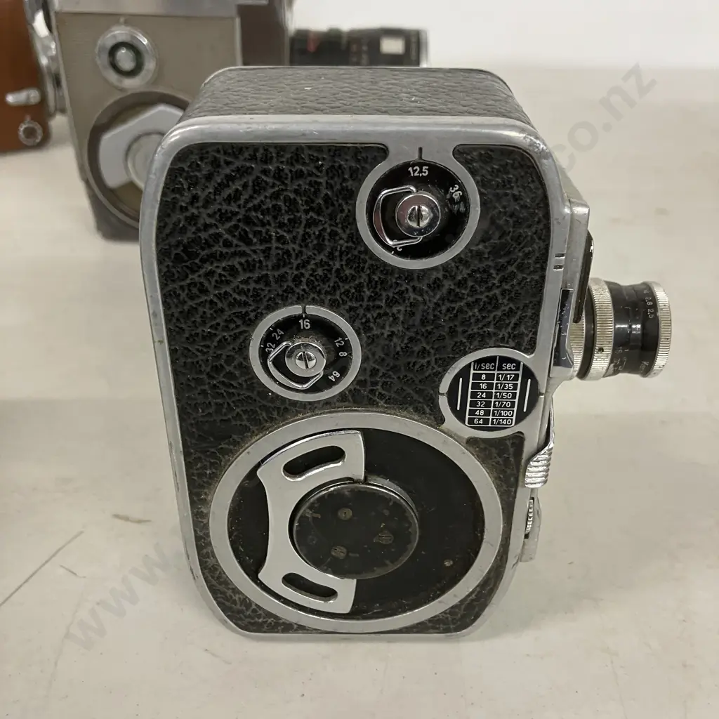 Paillard Bolex C8 Cine Camera, Quartz Zoom Cine Camera Etc Image 1++