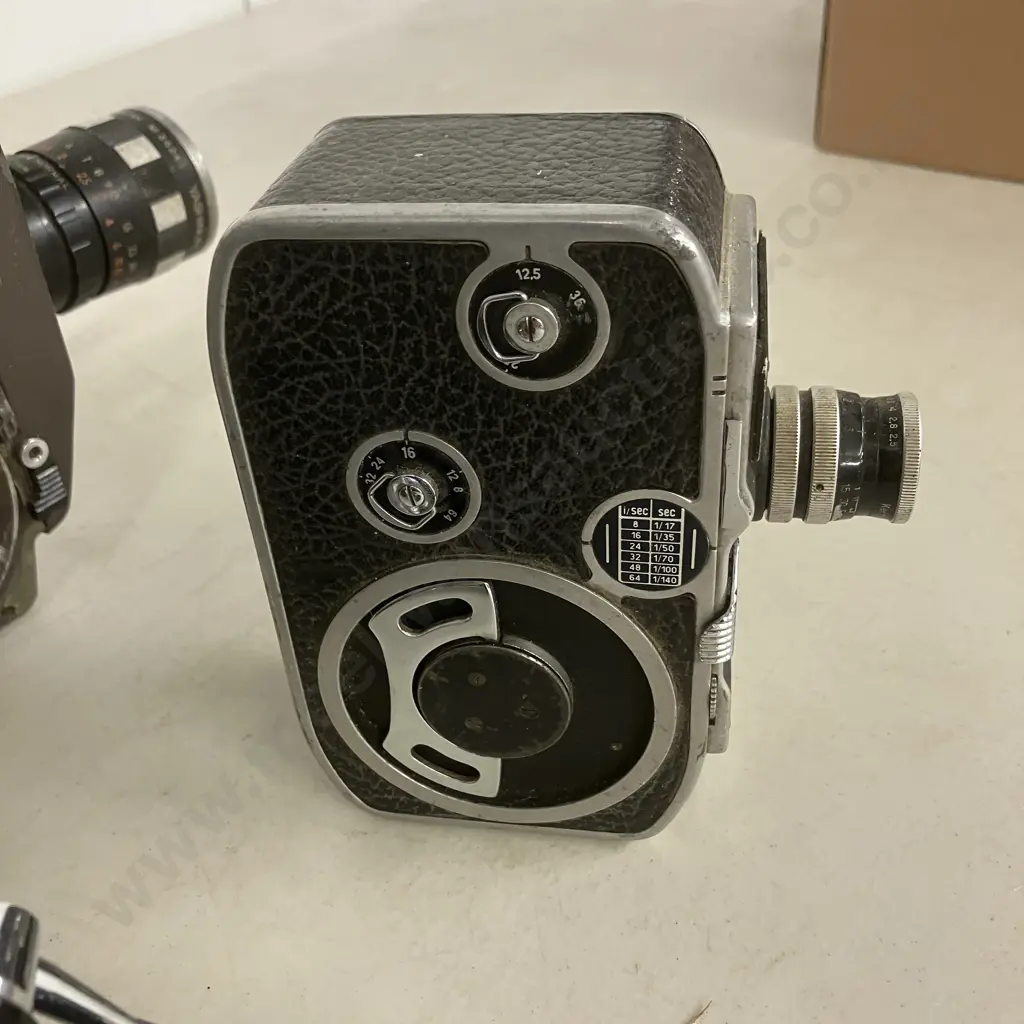 Paillard Bolex C8 Cine Camera, Quartz Zoom Cine Camera Etc Image 1++
