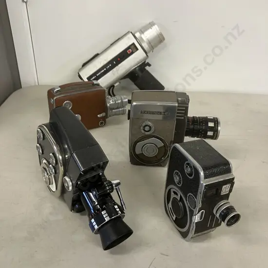 Paillard Bolex C8 Cine Camera, Quartz Zoom Cine Camera Etc