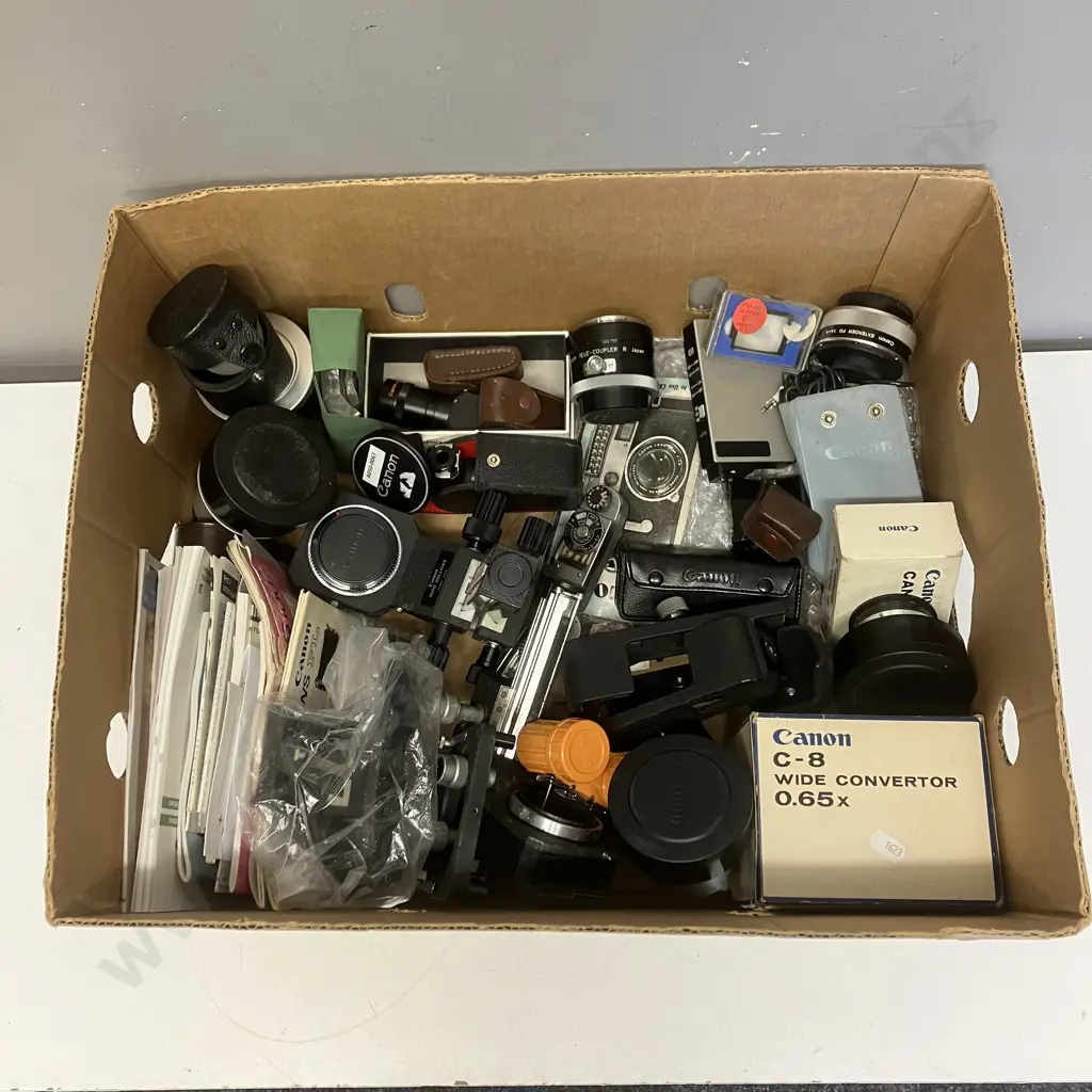 Assorted Canon Camera Items, Manuals Etc Image 1++