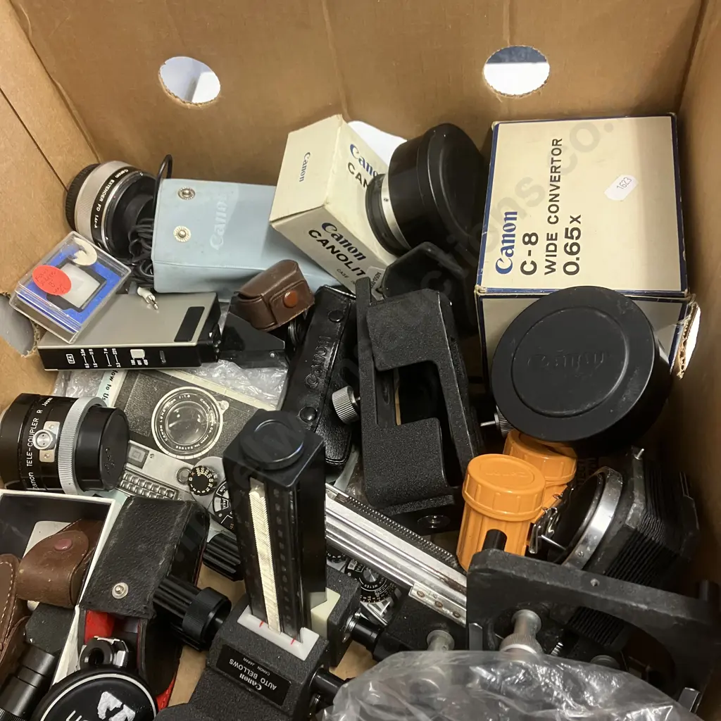Assorted Canon Camera Items, Manuals Etc Image 1++