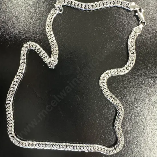 Stamped 925 Flat Curb Necklace