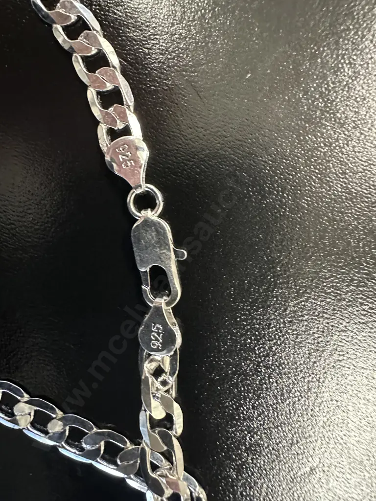 Small Stamped 925 Silver Necklace Image 1++