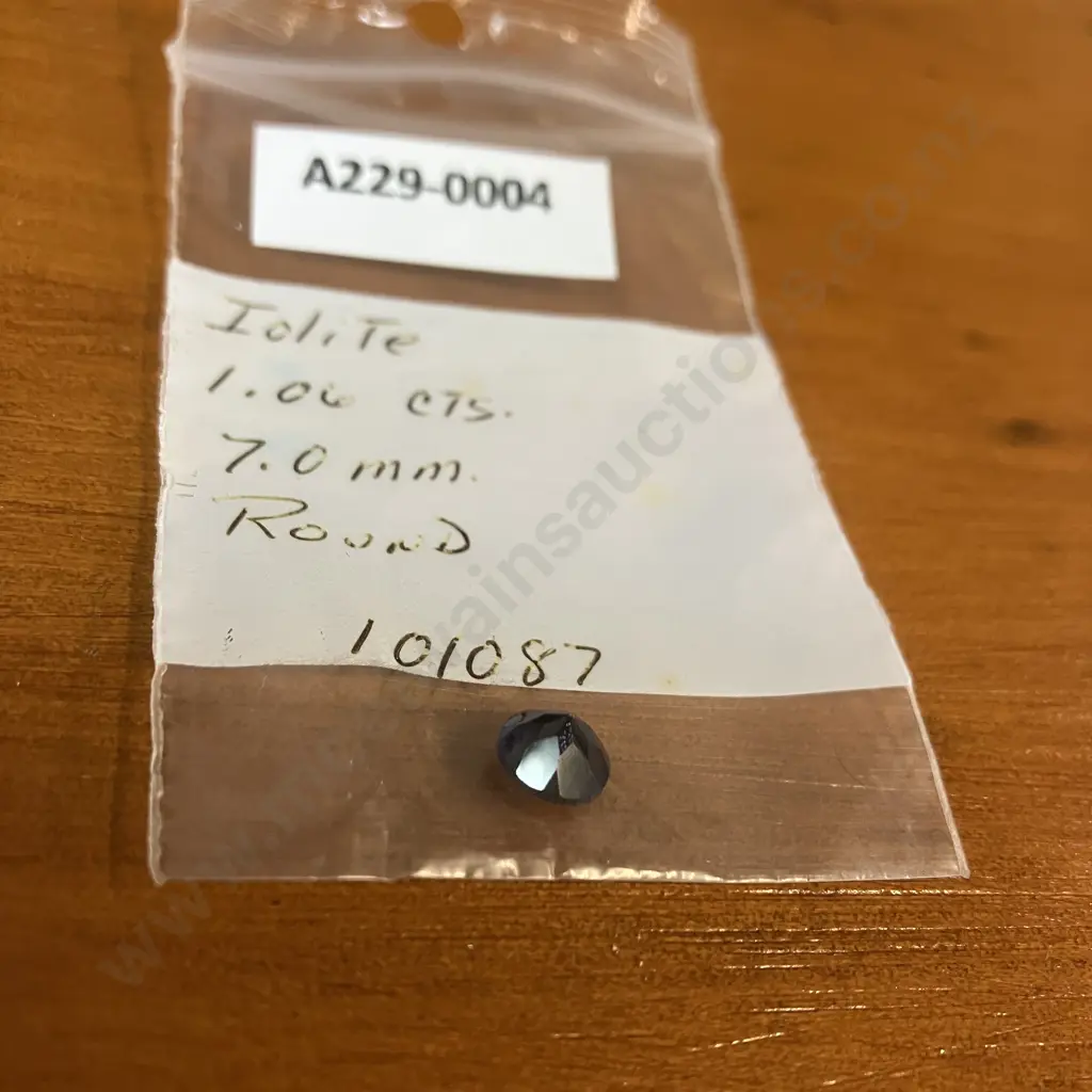 Iolite 1.06 ctw 7.0mm Round Image 1++