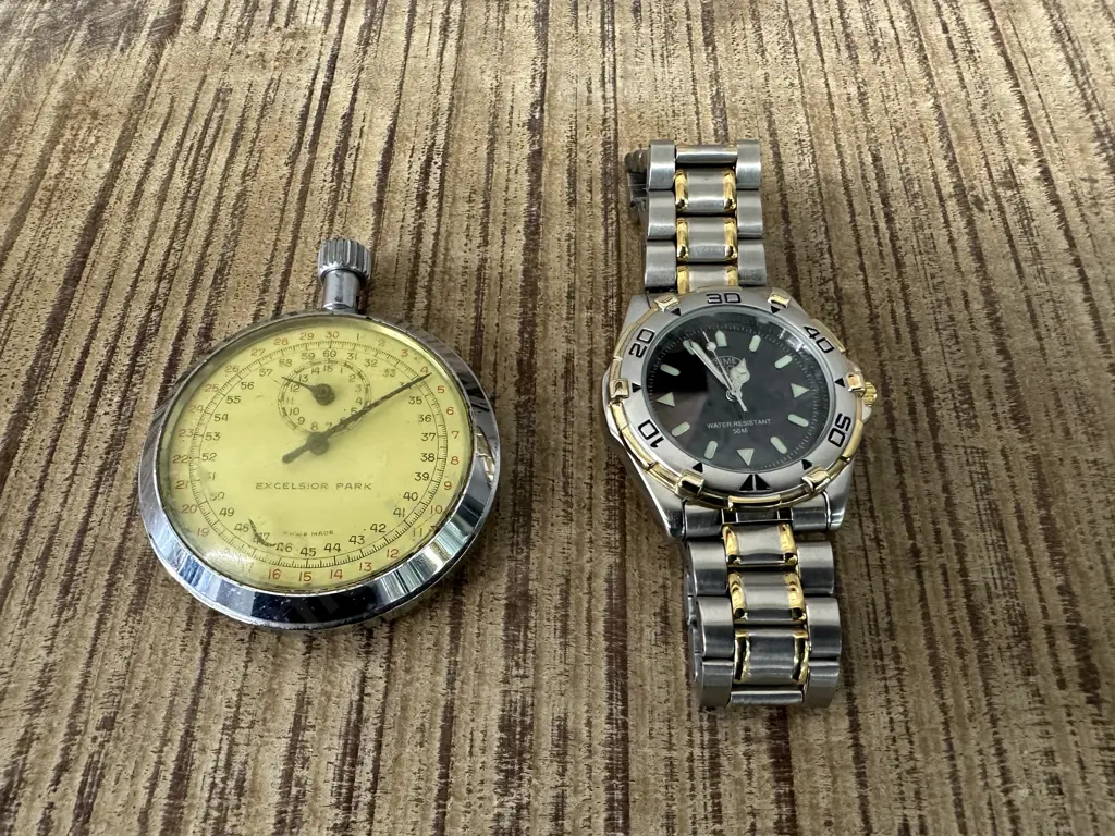 Vintage Excelsior Park Stop Watch (As Found) & Time Tech Watch Image 1++