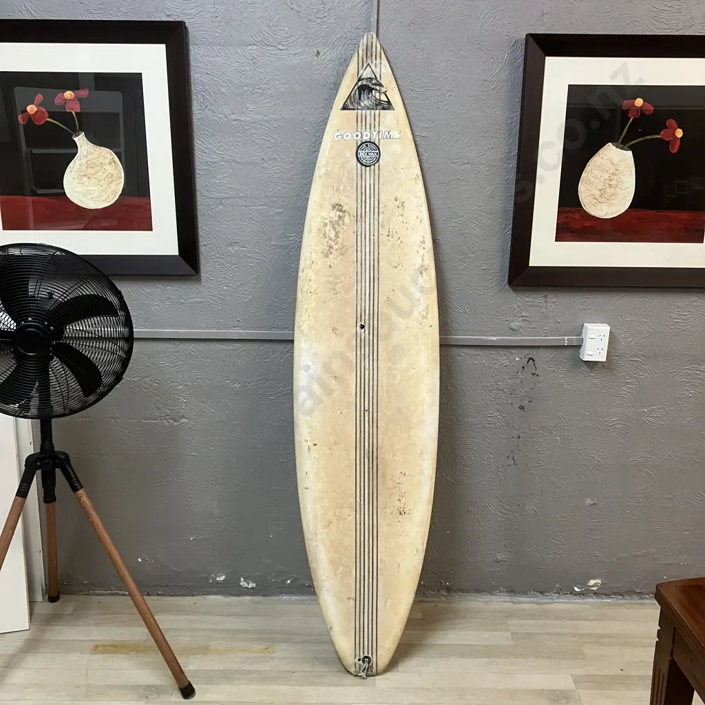 Goodtime Fibreglass Surfboard / Wall Hanger 6'7" (In Vintage Condition) Image 1++
