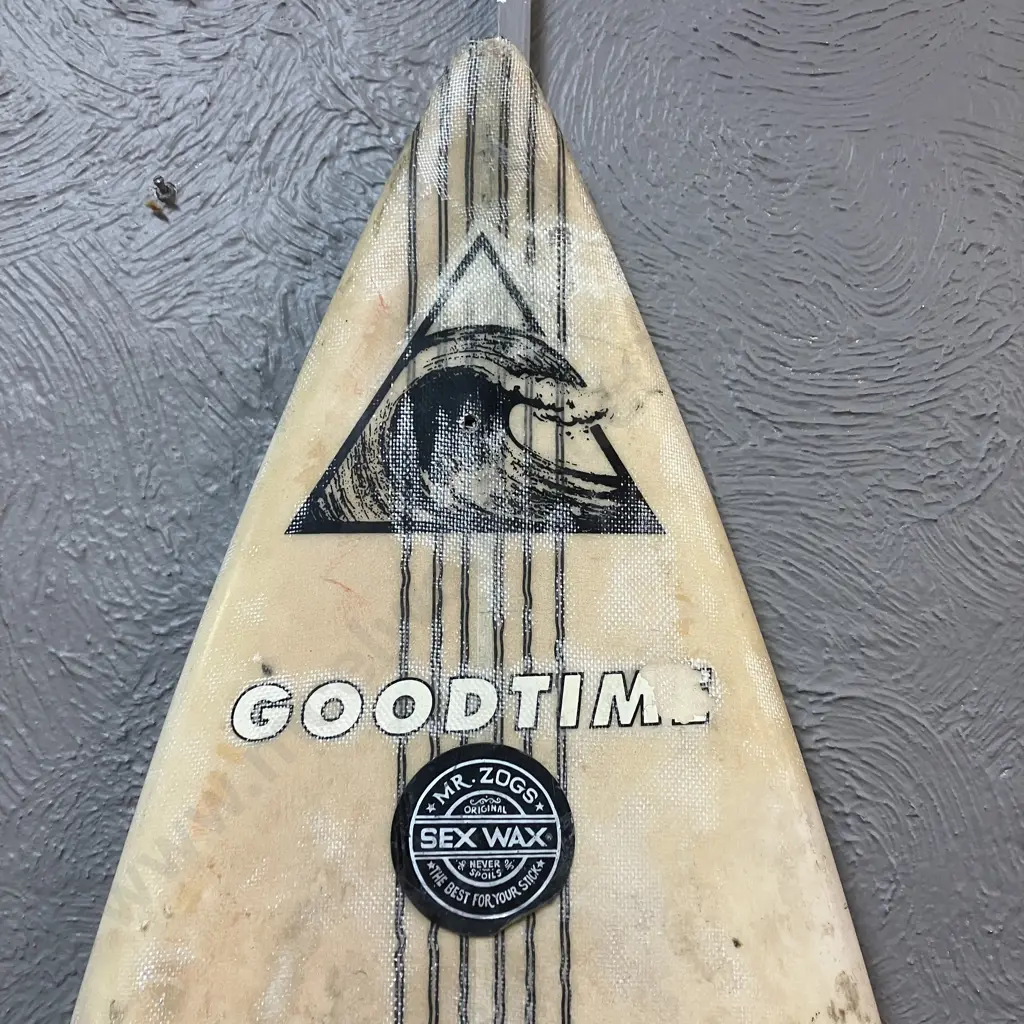 Goodtime Fibreglass Surfboard / Wall Hanger 6'7" (In Vintage Condition) Image 1++
