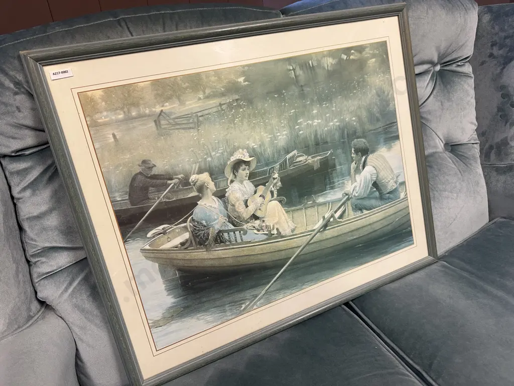 Framed Willem Johann Martens Art Print. 60 x 73cm Image 1++