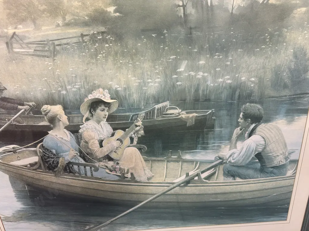 Framed Willem Johann Martens Art Print. 60 x 73cm Image 1++
