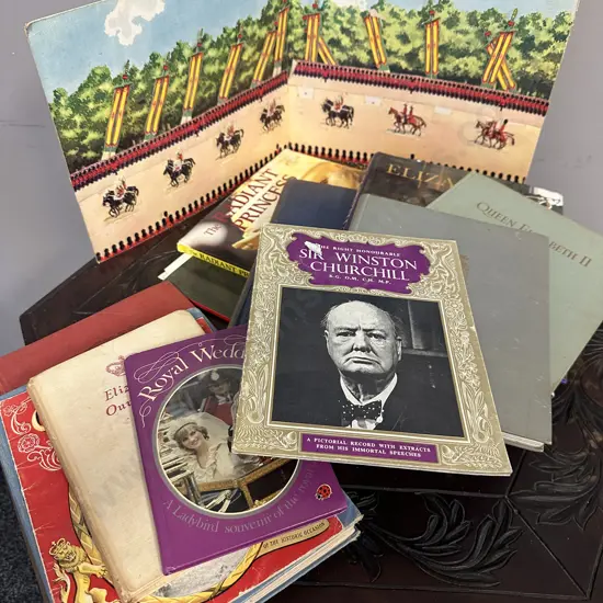 Large Selection Of Souvenir Books Including Royal Etc