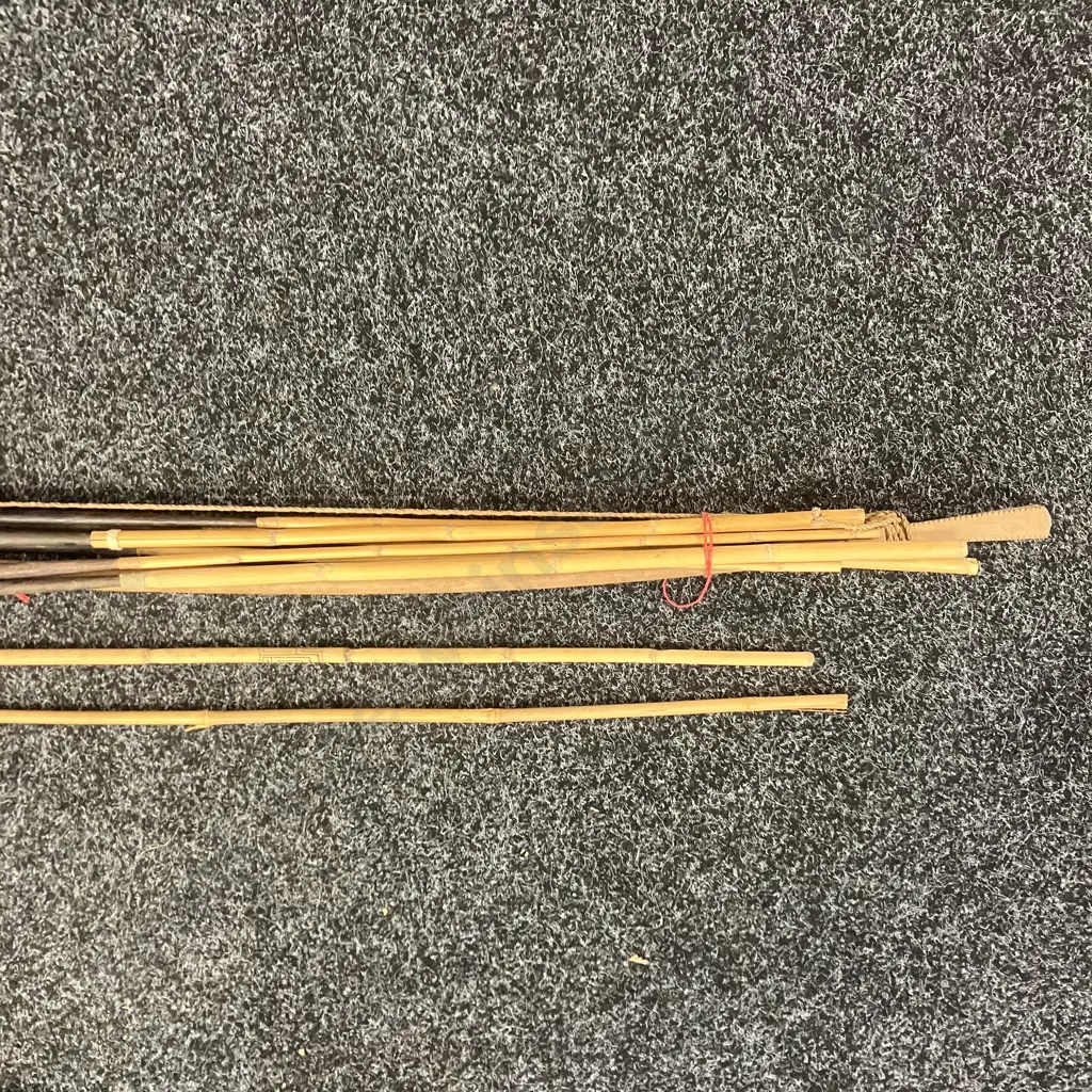 Vintage Wood Bow, Assorted Arrows Image 1++