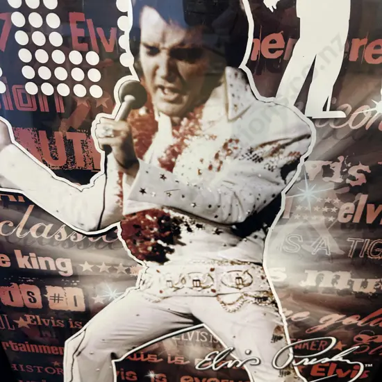 Framed Poster Of Elvis Presley H97,W66cm.
