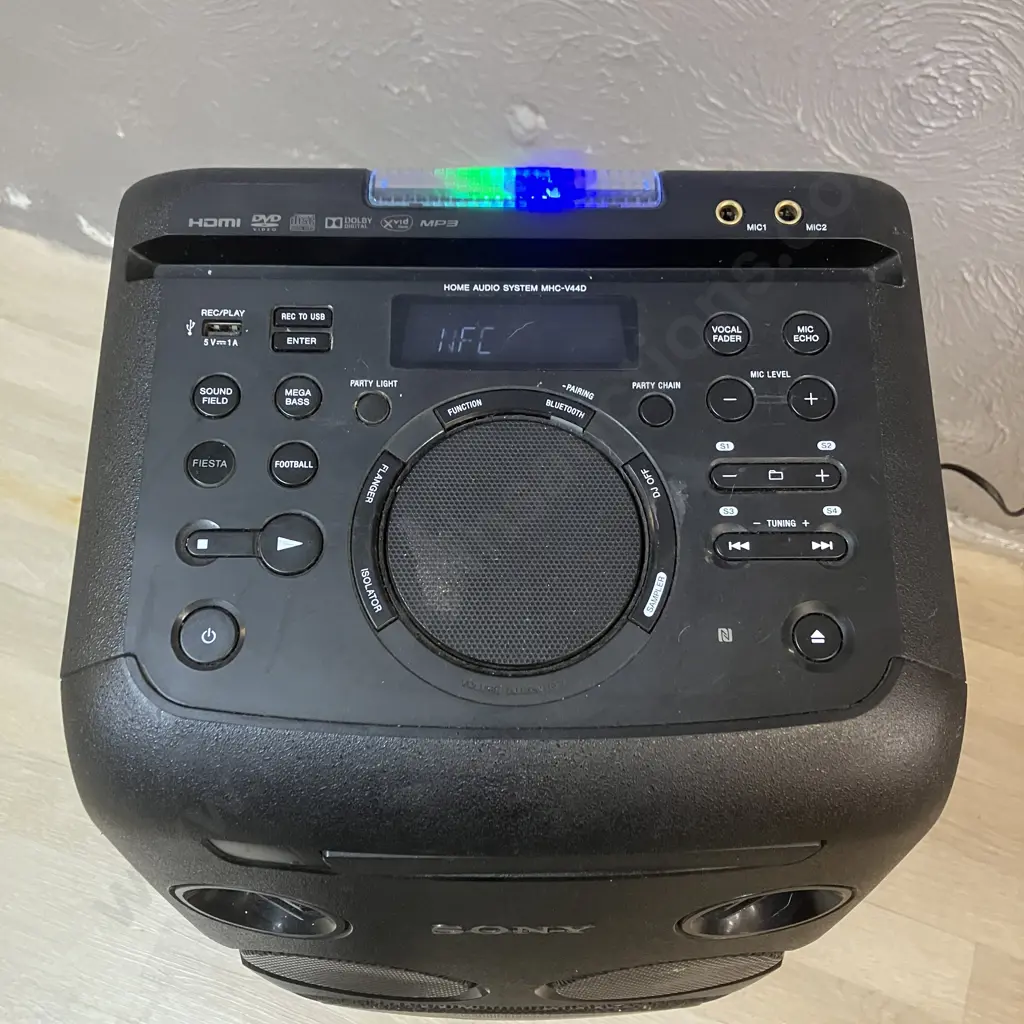 Sony MHC-44D Personal Portable Party System / High Power Home Audio System with BLUETOOTH Image 1++