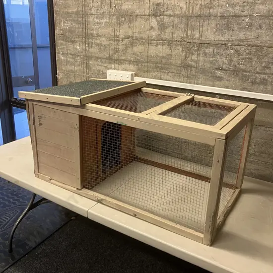 Small Animal Hutch H46 W97 D50cm (As Found Condition)