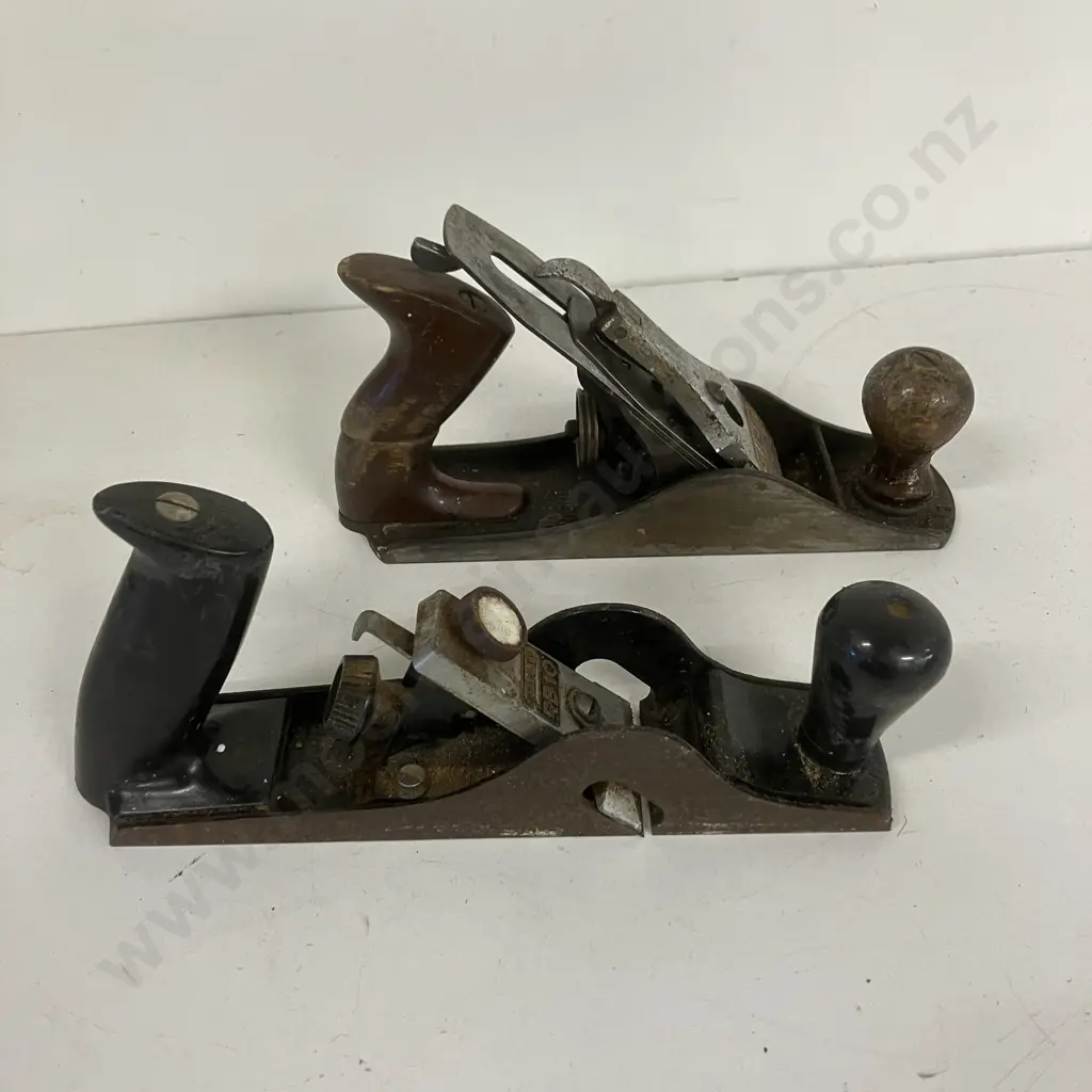 Vintage Stanley RB10 Wood Plane Made In England & Stanley Bailey No4 Wood Plane Made In England Image 1++
