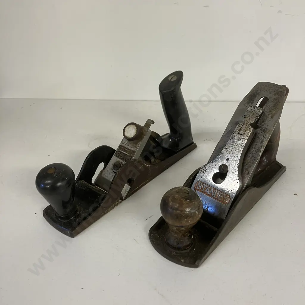 Vintage Stanley RB10 Wood Plane Made In England & Stanley Bailey No4 Wood Plane Made In England Image 1++