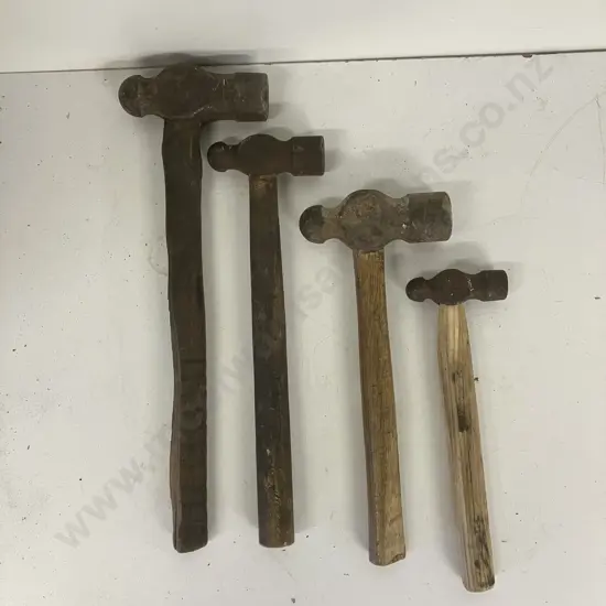 4 x Ball Pien Hammers