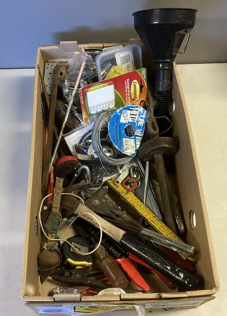 Box Lot Tools, Hardware Etc Image 1++