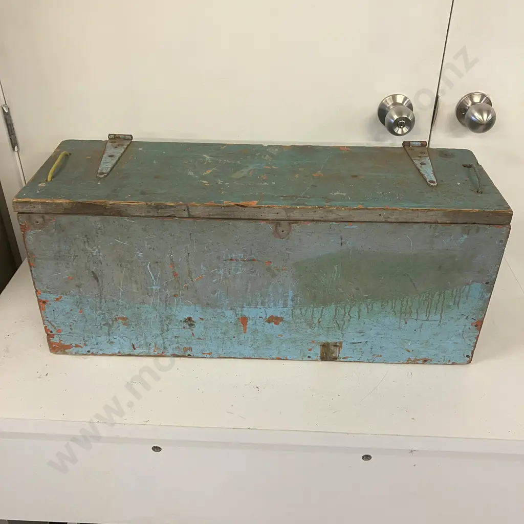 Vintage Black & Decker 7" Heavy Duty Angle Grinder, Assorted Discs In Wooden Lidded Box. Model HD1270, 1060W Image 1++