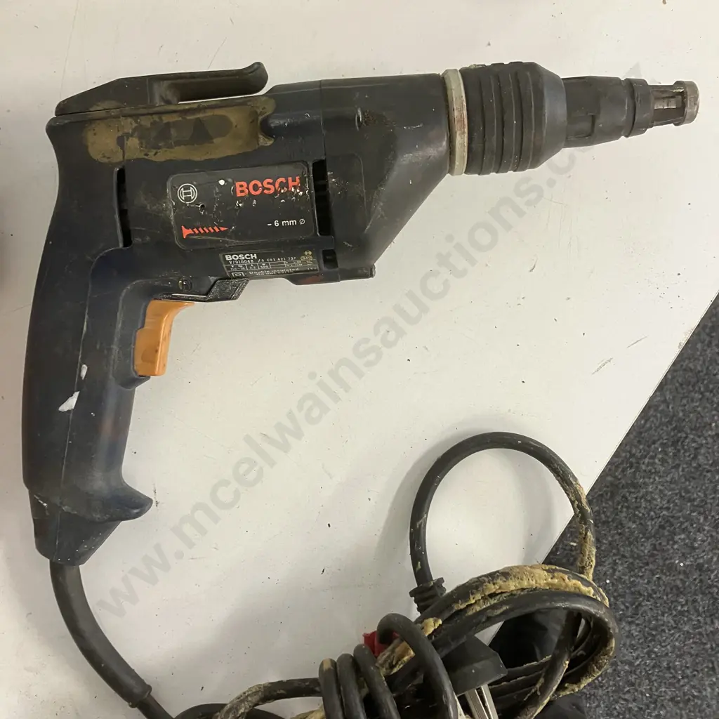 Bosch GSR 6-25 TE Corded Drywall Screwdriver, Hitachi Electric Planer & Orbital Sander Image 1++