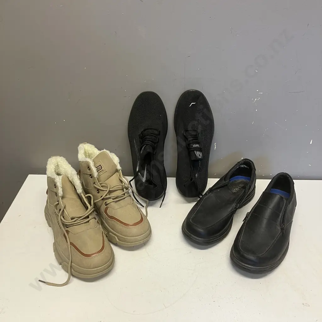 Three Pairs of New Shoes - 45 & Sz11 Image 1++
