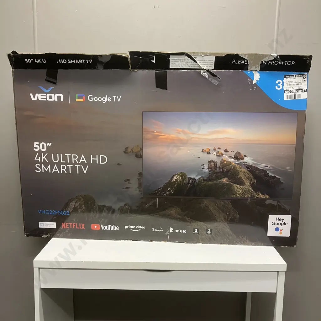 Veon 50" 4K Ultra HD Smart TV - Model VNG22F5022 (No Remote Control) Image 1++