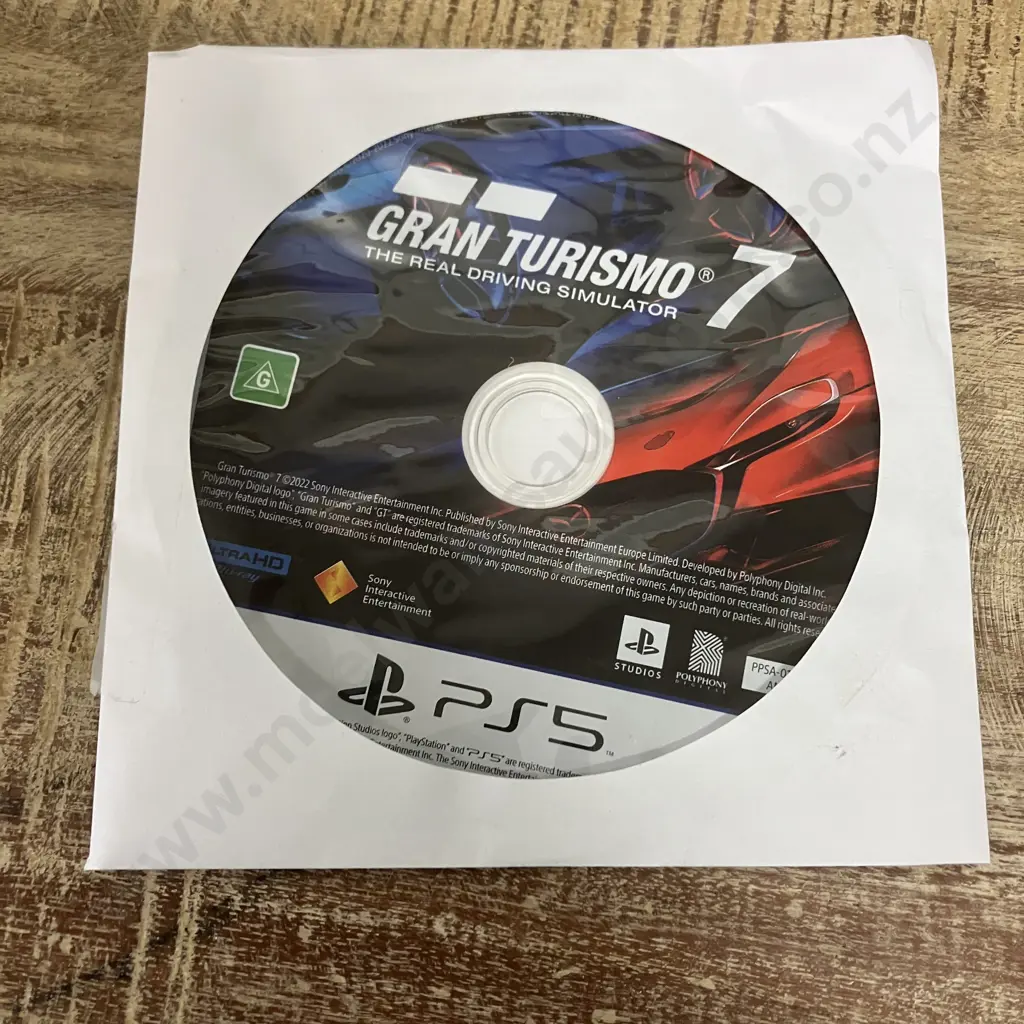 Sony Playstation 5 Model CFl-1002A (Sold As-Is Where Is) With Gran Turismo 7 Disc. Ser No. F10B019K411374900 Image 1++